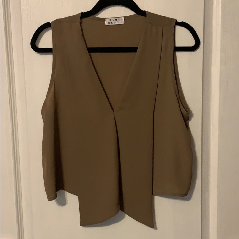 Tan blouse